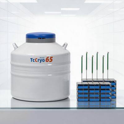 Laboratory Liquid Nitrogen Tank for Cell Storage 65L TcCryo