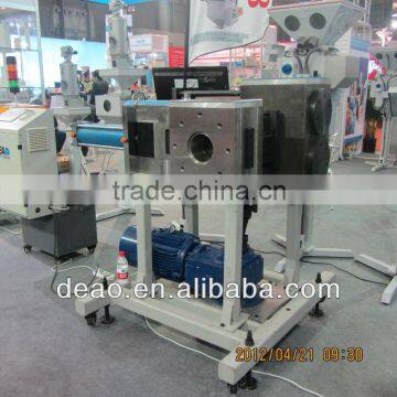 Screen changer for pet ps abs pc extrusion