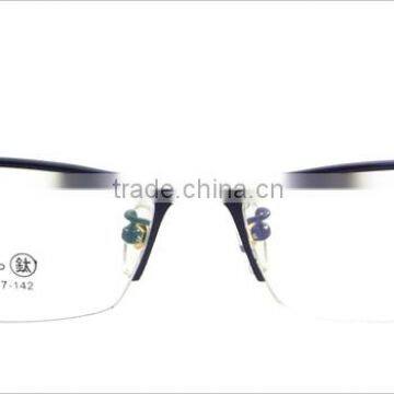 Custom Made Pure Titanium Half Rim Men Glasses Frames photo-3