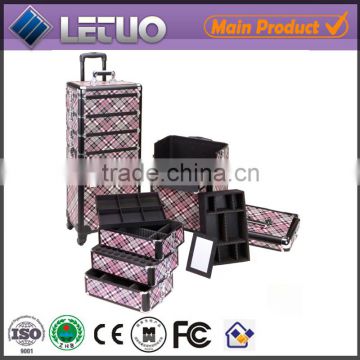 Cosmetic Trolley Case for Nail Beauty Cosmetic Rolling Case