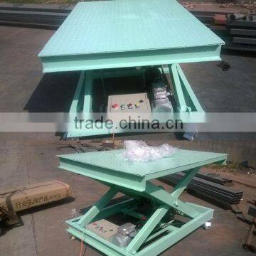 hydraulic stationary outdoor and indoor scissor lift platform