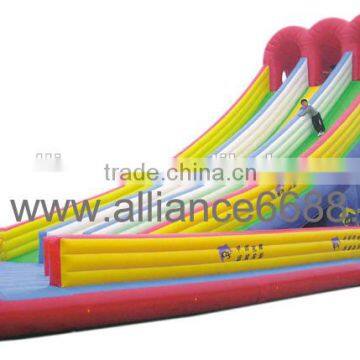 commercial rental giant inflatable long slide for adult