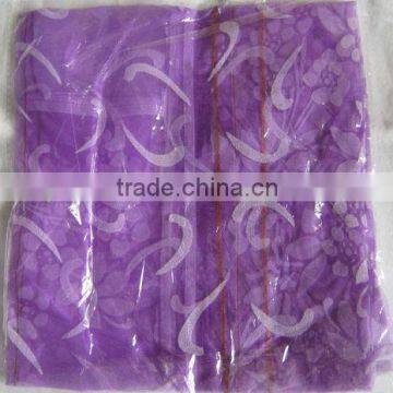 Neck Scarf/Scarves 60cmx60cm Square Shape Neck Scarf, Poly Organza Material PURPLE COLOR