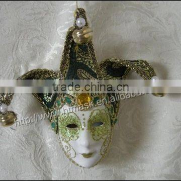 plastic bell decron pendant mask