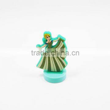 Cartoon Fairy Figure Silicone Plastic Action Figures Marvel Dancing Figures Silicone Cartoon Rubber Stamp