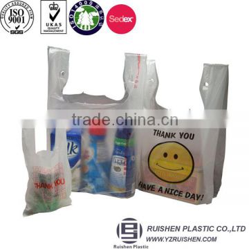 Durable HDPE Vest Packing Bag With Printing For Packageing