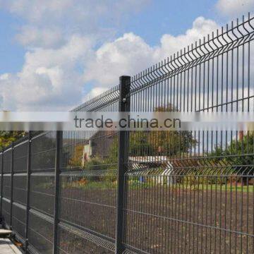 Galvanized and PVC coated crime prevention fencing