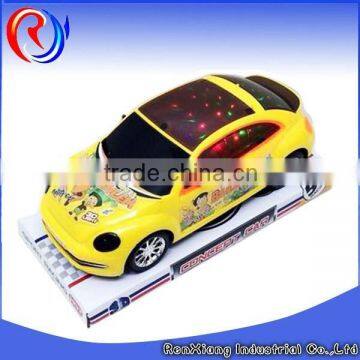 Plastic toys 3 d lights friction kids toys car