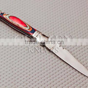 CITIZEN KNIVES, BEAUTIFUL CUSTOM HAND MADE STAINLESS STEEL FOLDING KNIFE photo-3
