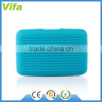 Silicone Business ID Credit Card Wallet Holder Pocket Case Box photo-5