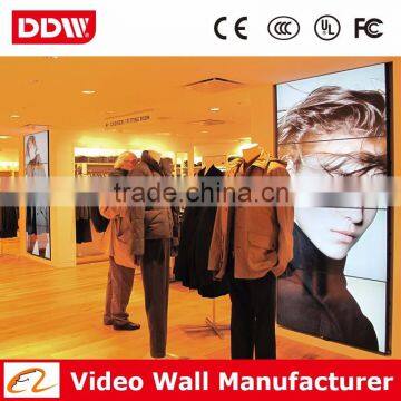 Front push pop out wall mounted display systems lcd video wall