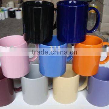 color glaze ceramic coffee mug