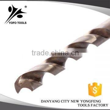 fully ground HSS drill bit oxide black