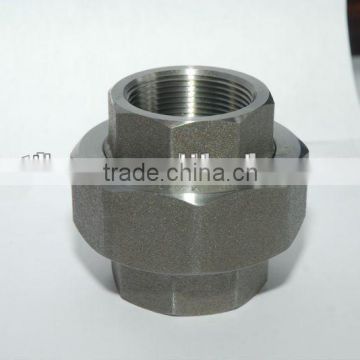 High Pressure Forged Steel Pipe Fittings 3000lbs Union