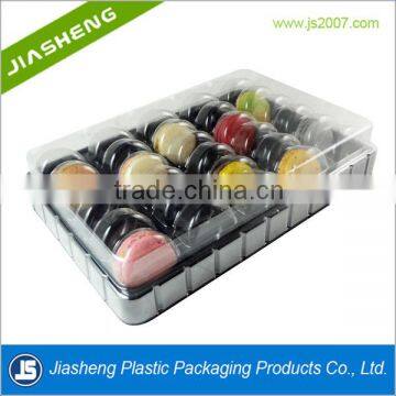 30 pcs wholesale blister plastic macaron cake packaging