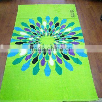 Full size reactive printing beach towel