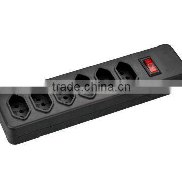 new 6way with swtich fuse Brazil Inmetro power strip surge protector