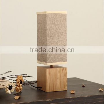 Bedside table lamp wooden table light modern saa ce ul