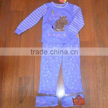 100% cotton children baby pajamas suits kid clothing sets carter's suits