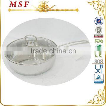 24cm stainless steel frying pan wire handle pans nonstick