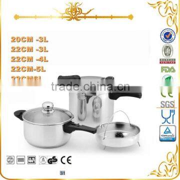 18/10 Stainless Steel Pressure Cooker