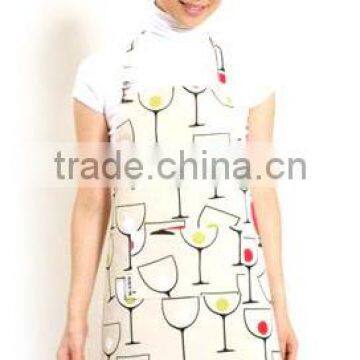 OEM cute apron , printed apron , wholesale kitchen apron