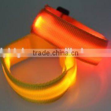 From china custom led flashlight wristband , woven wristband