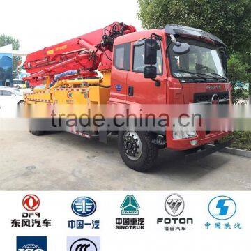 28 m truck mounted concrete pump,28 m concrete pump truck, 28 m dongfeng concrete pump truck