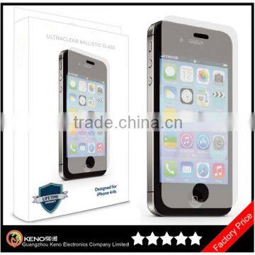 Keno For iPhone 4S Tempered Glass Screen Protector OEM/ODM (Glass Shield)