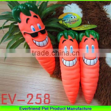 plastic lovely carrot toy pet product,cute