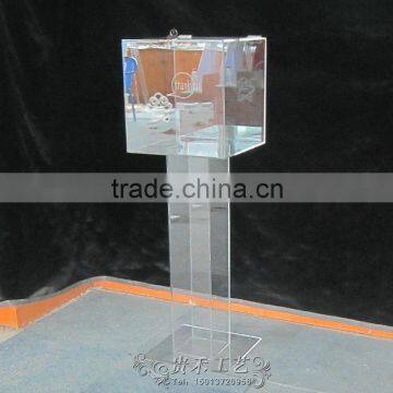 2016 Transparent Standing Donation Boxes for Sale photo-4
