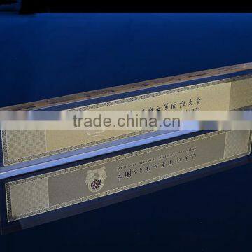 Acrylic Block Display Acrylic Logo Block Lucite Block for Travel Souvenir Supplier's Choice photo-4