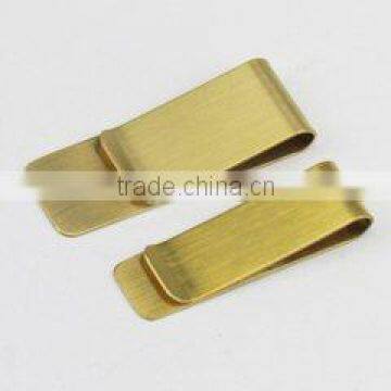 Custom Sheet Metal Stamping Parts Metal Money Clip With Logo photo-3