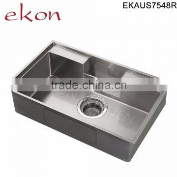 Single Bowl Premium 304 18 Gauge Handmade Stainless Steel Undermount Sink photo-5