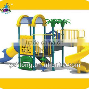 Outdoor Plastic Roller Slide Playground 7-16h