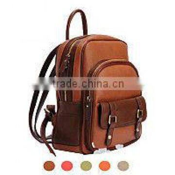 factory price leather backpack for kids