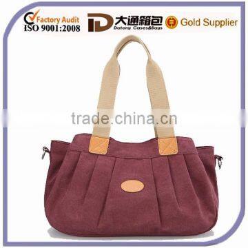 Colorful Durable Waxed Canvas Travel Lunch Bag For Unisex