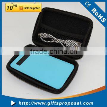 Portable Travel USB Kits Mobile Charger with Quality Black Bag as for Promotional Gifts