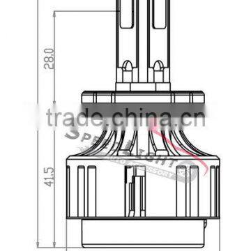 America Hot Selling Factory Price SpeedLight M3S LED Motorcycle HeadLight 32W 3000 Lumens photo-2