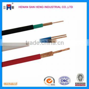 Single core CU bare copper black pvc jacket construction cable