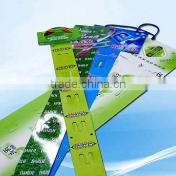 Plastic Hanging Display Clip Strip