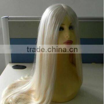 Grade 5a human blonde hair silk top jewish wig kosher wigs