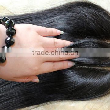 Alibaba Express No Tangle No Shedding Lace Closure made by 100% human hair in natural straight style for women