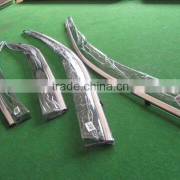 For HYUNDAI NEW TUCSON 2015-2016 Car Injection Window Deflectors Vent Visor, High quality with stainless steel.