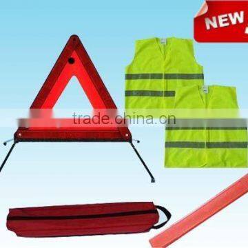 CY Reflector Warning Triangle & Safety Vest