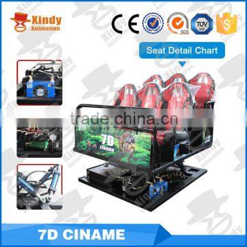 Amusement Park Dynamic Cinema Cabin for 5D 6D 7D 8D 9D Cinema System photo-2
