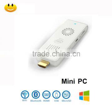 New Arrival Ultra Slim Fanless Windows8.1 OS Mini PC With Intel Real Smallest PC Computer in the World