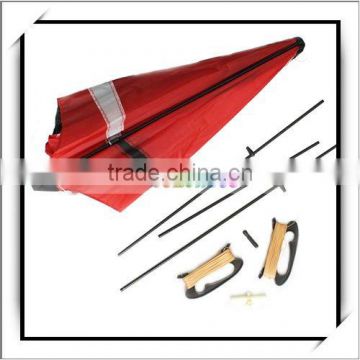 Wholesale! Hot Red Dual Control Quad 1.8M Line Stunt Kite