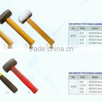 Stoning hammer sledge hammer wooden hammers sledge hammer head