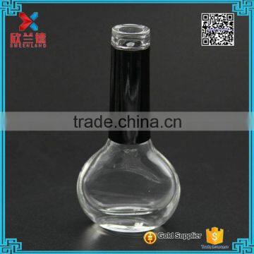 10ml Mini heart shaped Empty Glass Nail polish Bottle